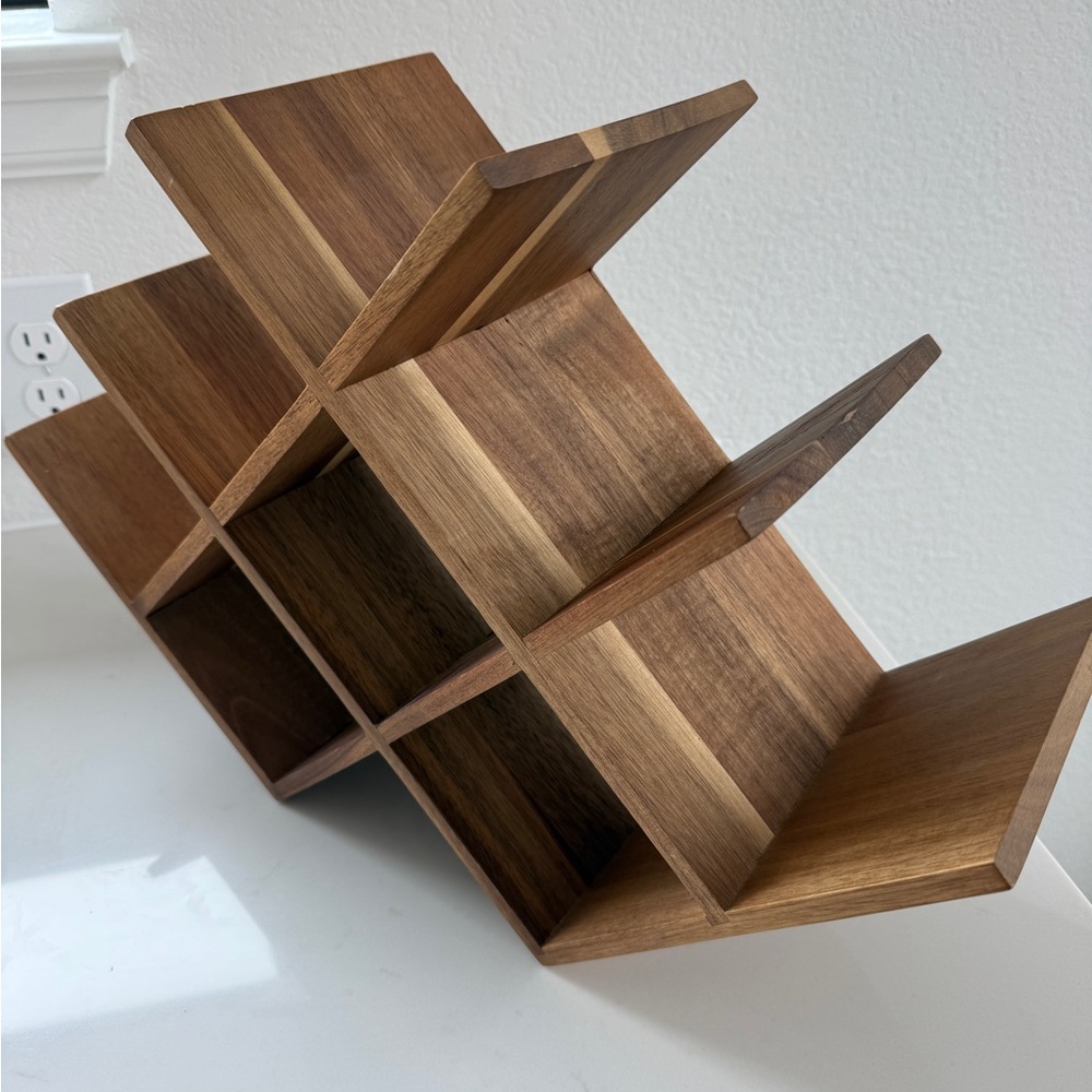 Threshold Acacia Wine Rack - Picture 2 of 4